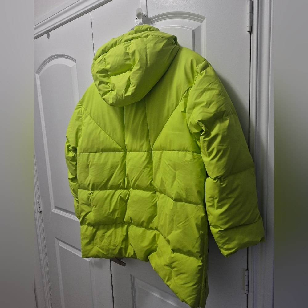Rains Hooded Padded-Design Jacket, Medium - Picture 11 of 11